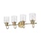 Z-Lite Kinsley 4 Light Vanity, Heirloom Gold And Clear Seeded 340-4V-HG - alternate 3